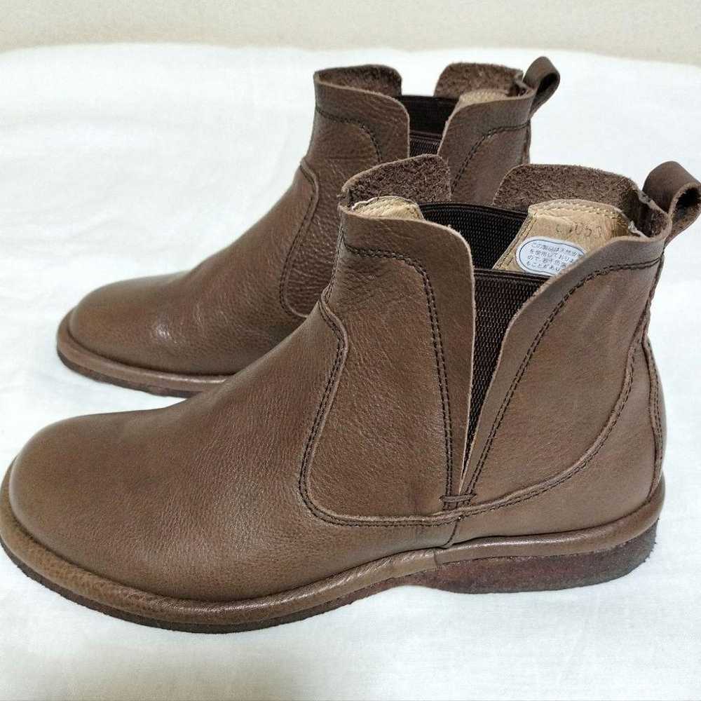 SAYA 51053 DBR Dark Brown Short Boots 24cm - image 7