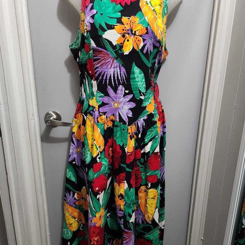 Vintage sun dress sz 14 - image 1