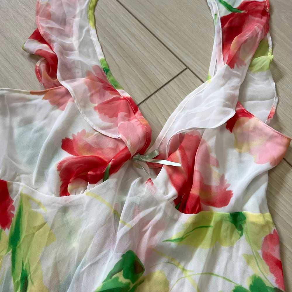 JONQUIL ULTRA SHEER FLORAL CHIFFON RUFFLE BABYDOL… - image 4