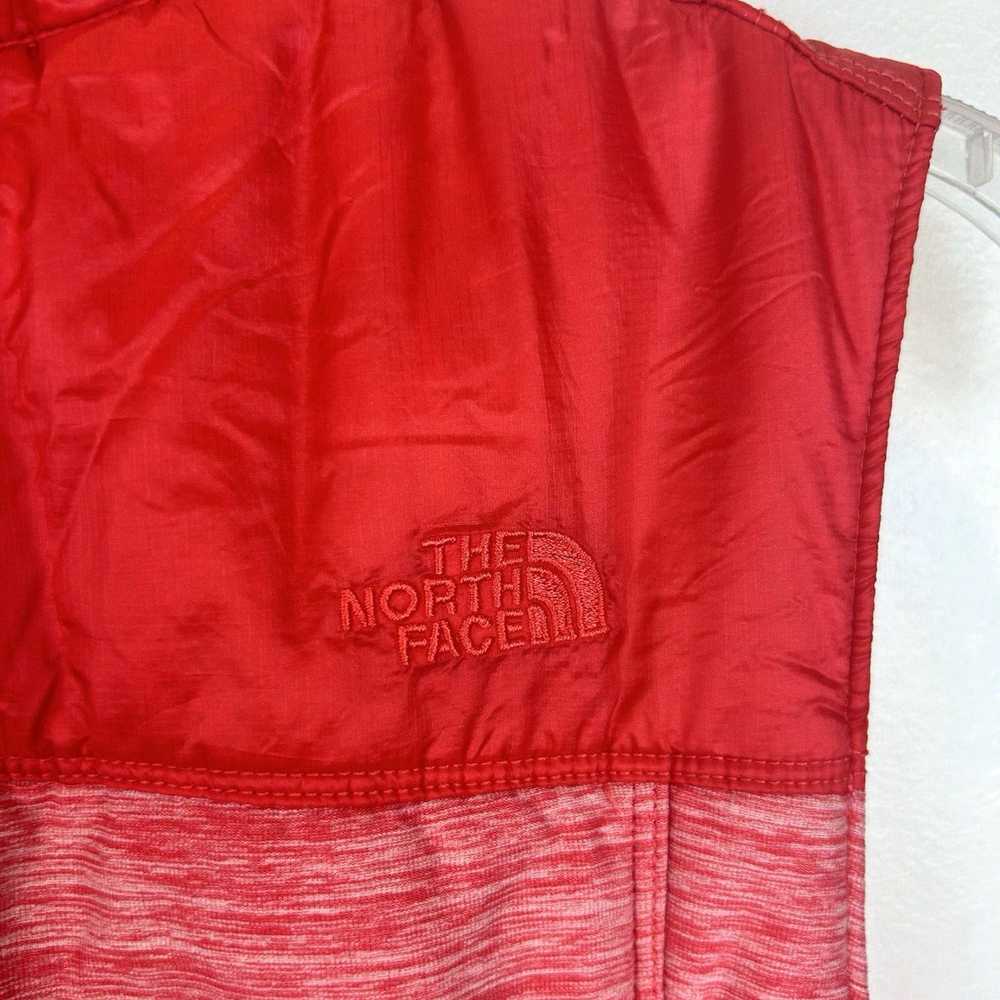 The North Face Heather Red Quilted Full Zip Sleev… - image 5