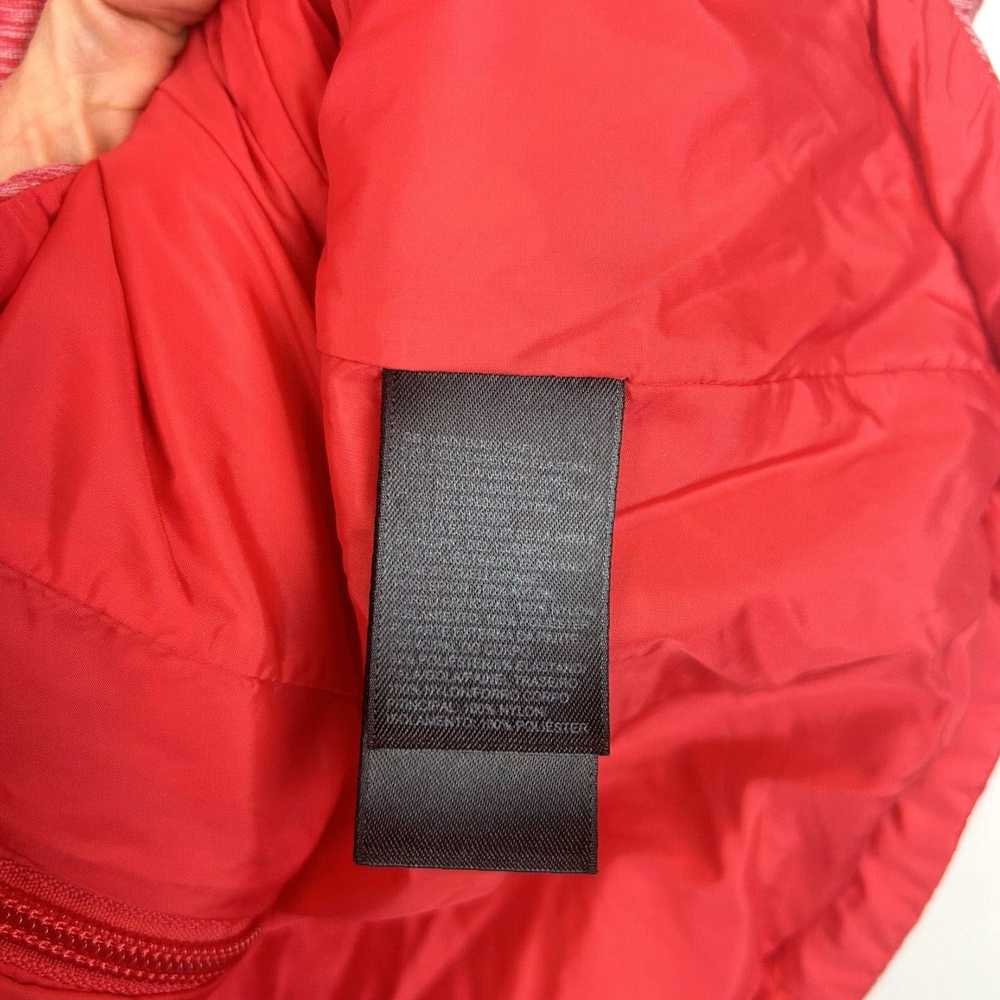 The North Face Heather Red Quilted Full Zip Sleev… - image 6