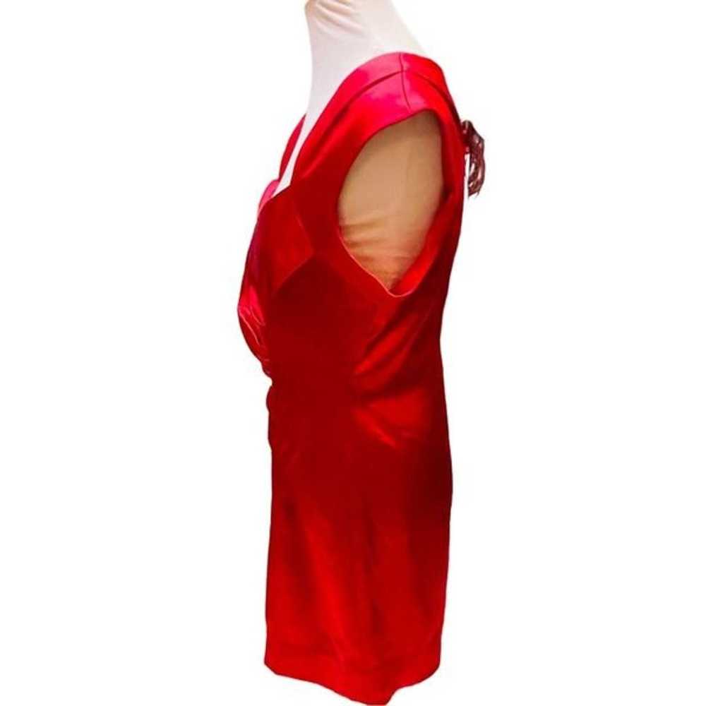 Shelby Nites Vintage Red Sheath Style Sleeveless … - image 10