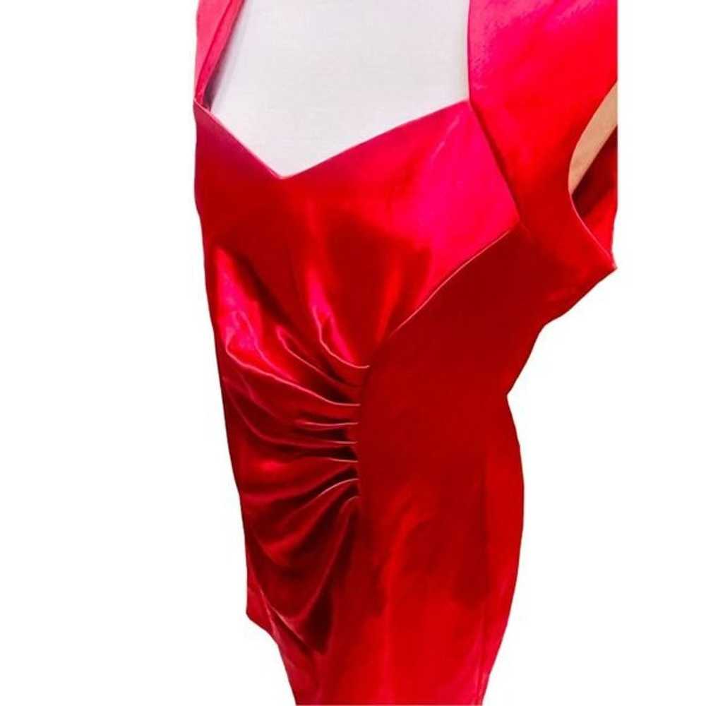 Shelby Nites Vintage Red Sheath Style Sleeveless … - image 12