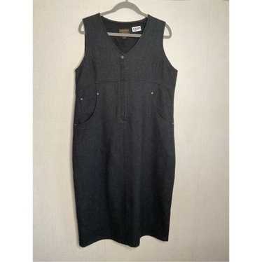 Vintage Woolrich Charcoal Heat Gray Sleeveless Dre