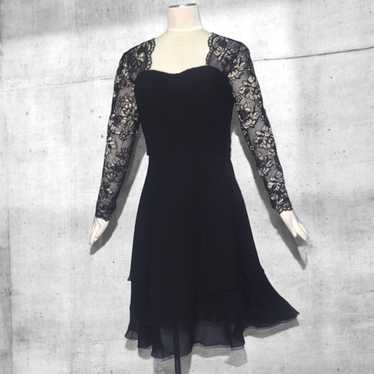 Lillie Rubin Vintage Designer Black Gown 12 deals