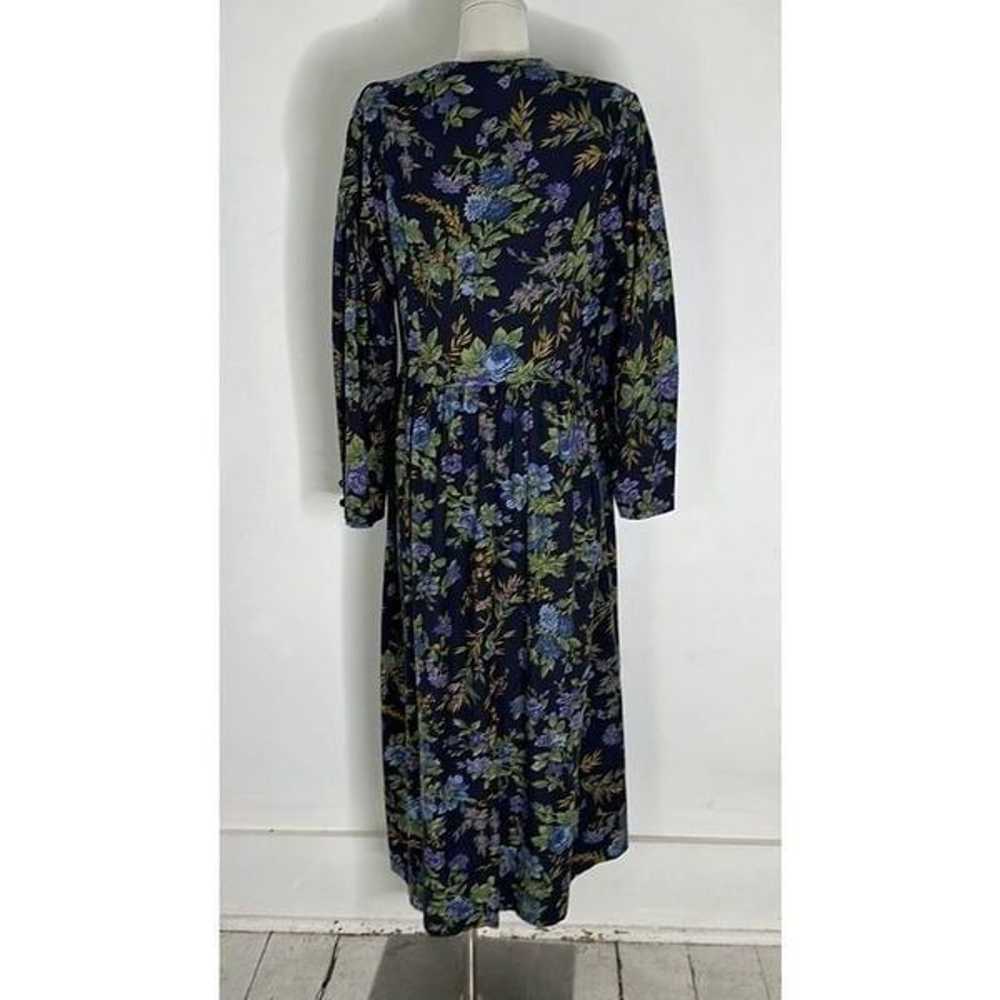 Vintage Laura Ashley 80s Floral Dress - image 1