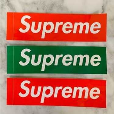 Supreme box logo stickers - Gem