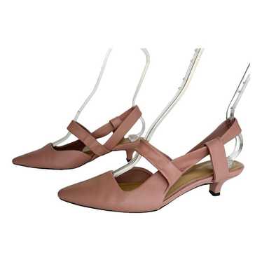 The Row Coco leather heels