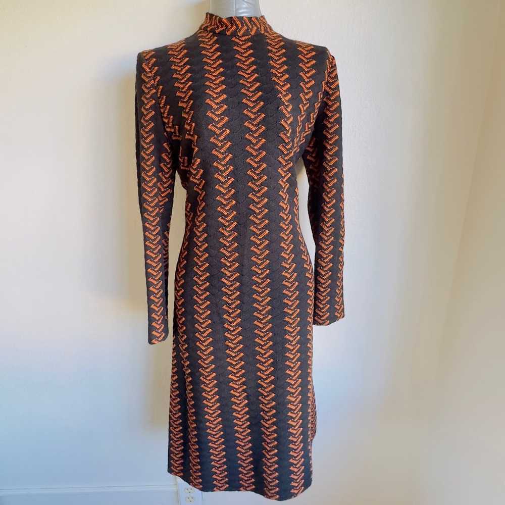 Adele Simpson Knit Dress Witchy Vintage Knit Blac… - image 10