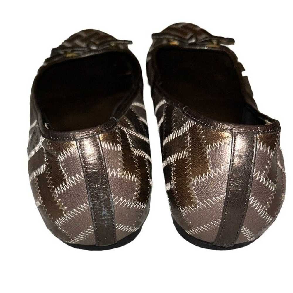 Cole Haan Brown Leather Patchwork Slip On Flats W… - image 4