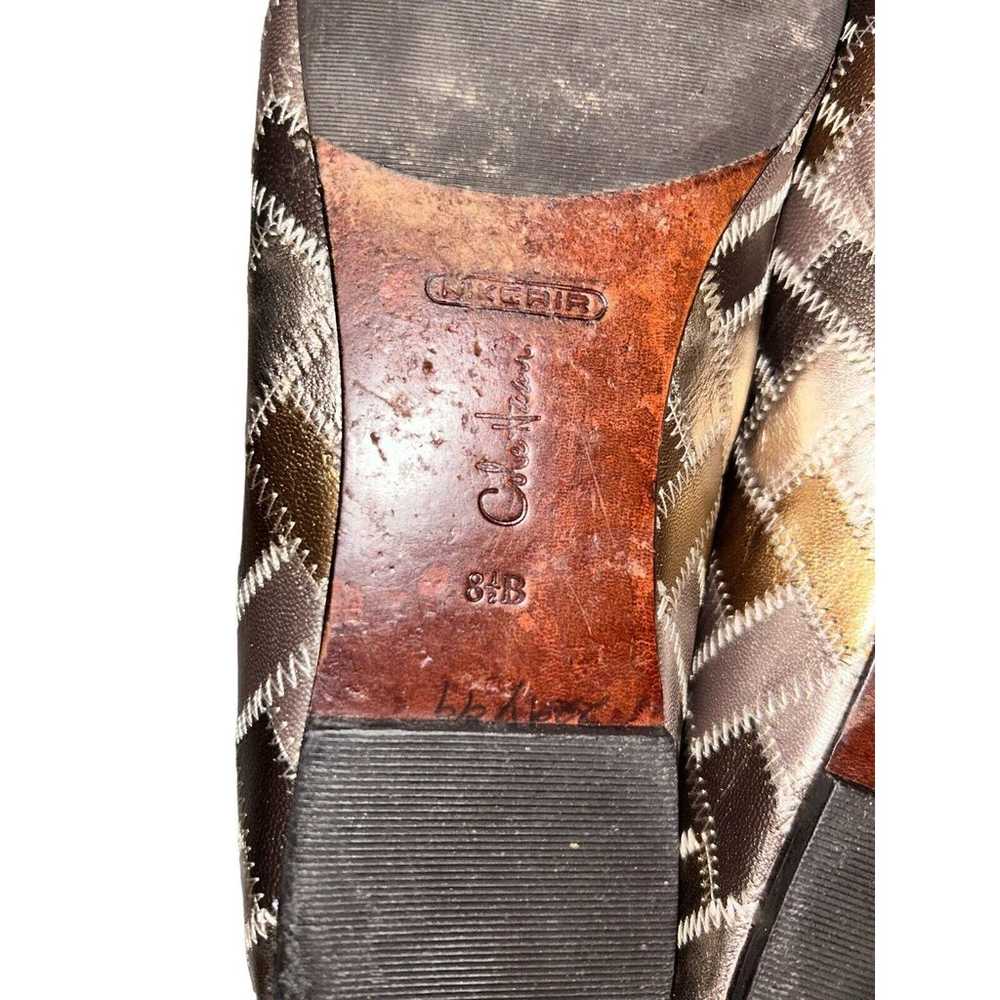 Cole Haan Brown Leather Patchwork Slip On Flats W… - image 7