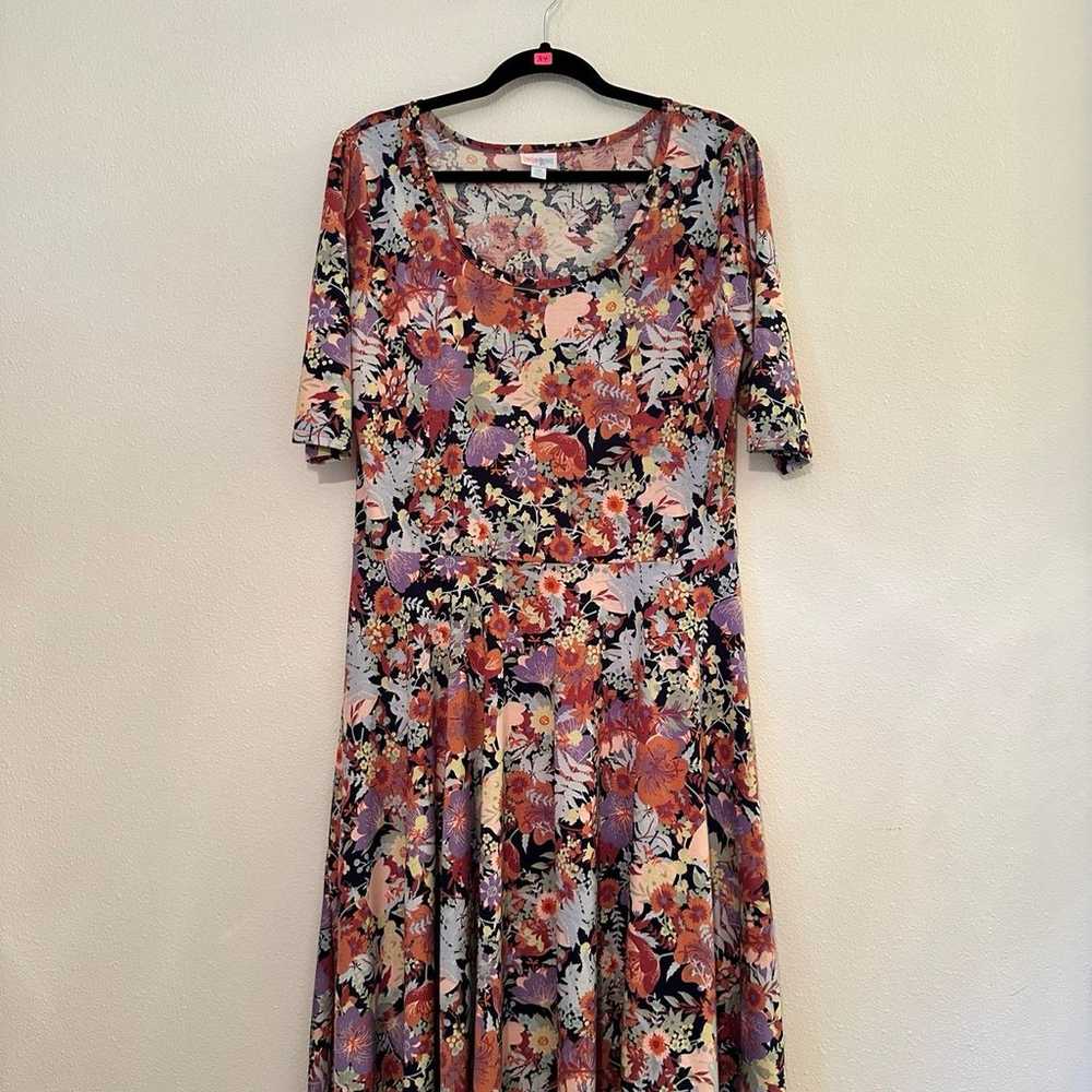 Item #84 Lularoe Nicole Floral 2XL - image 1