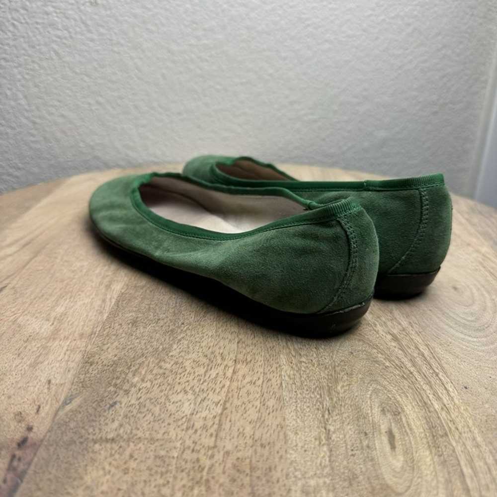 Calzoleria Toscana Green Suede Ballet Flats Women… - image 4