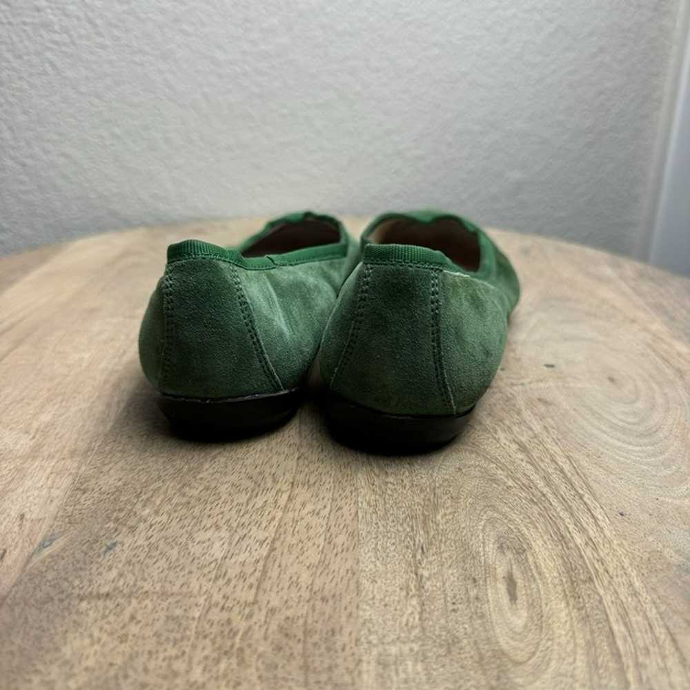 Calzoleria Toscana Green Suede Ballet Flats Women… - image 5