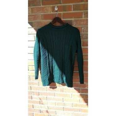 Vtg basket weave sweater - image 1