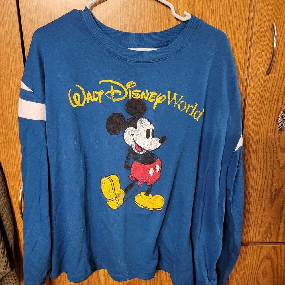 Walt Disney World crop sweatshirt. Teal. 2X women… - image 1