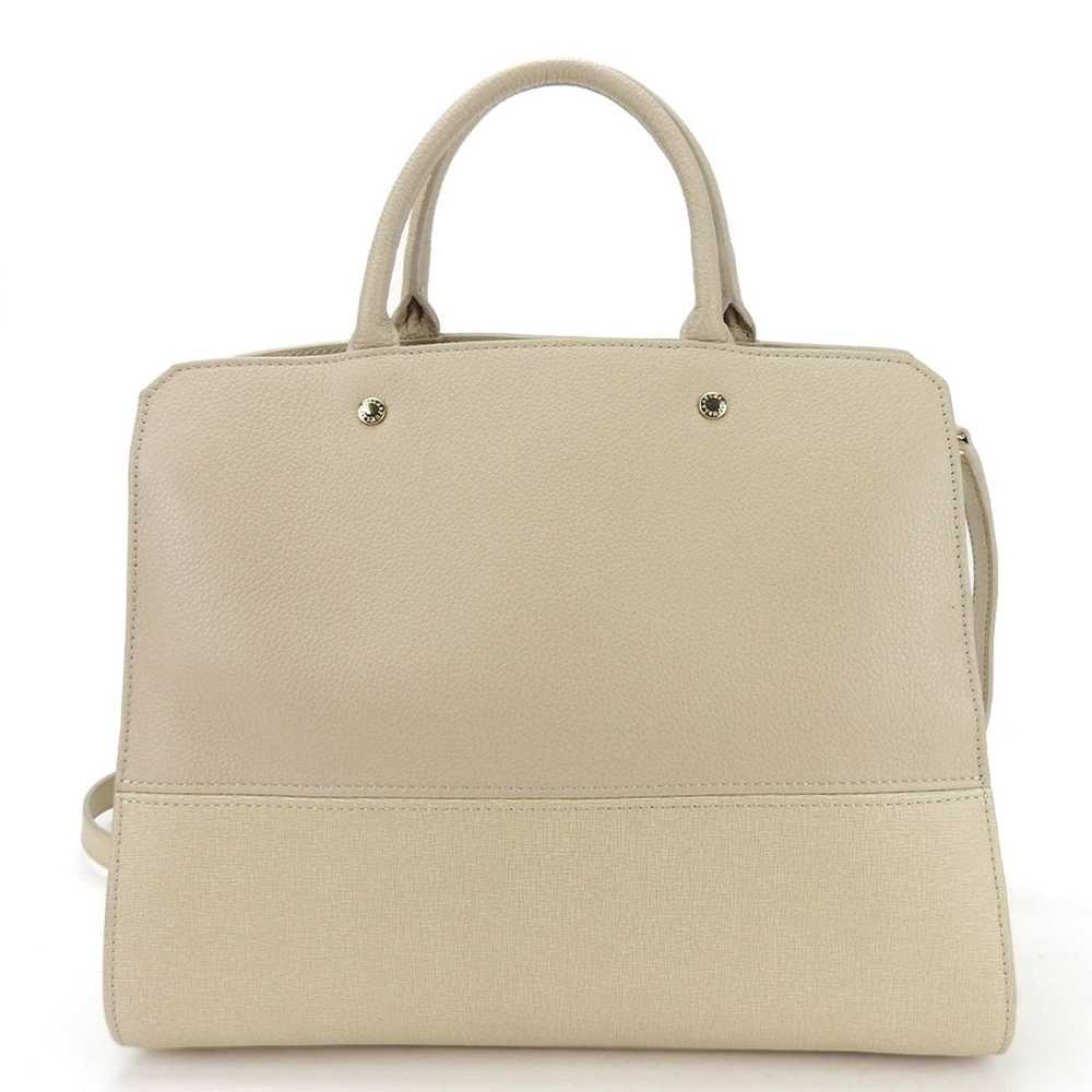 Furla Beige Leather Handbag (Pre-Owned) - image 2