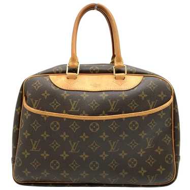 Louis Vuitton Deauville Brown Canvas Handbag (Pre… - image 1