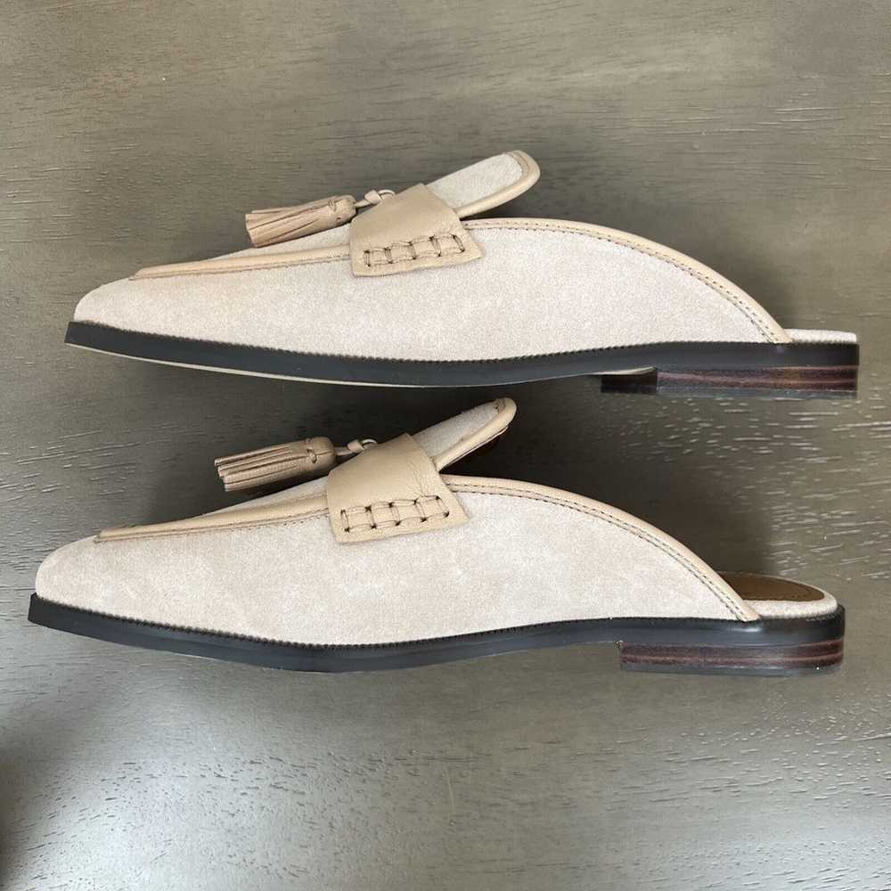 New Donald Pliner Bryant Beige Suede Leather Tass… - image 7