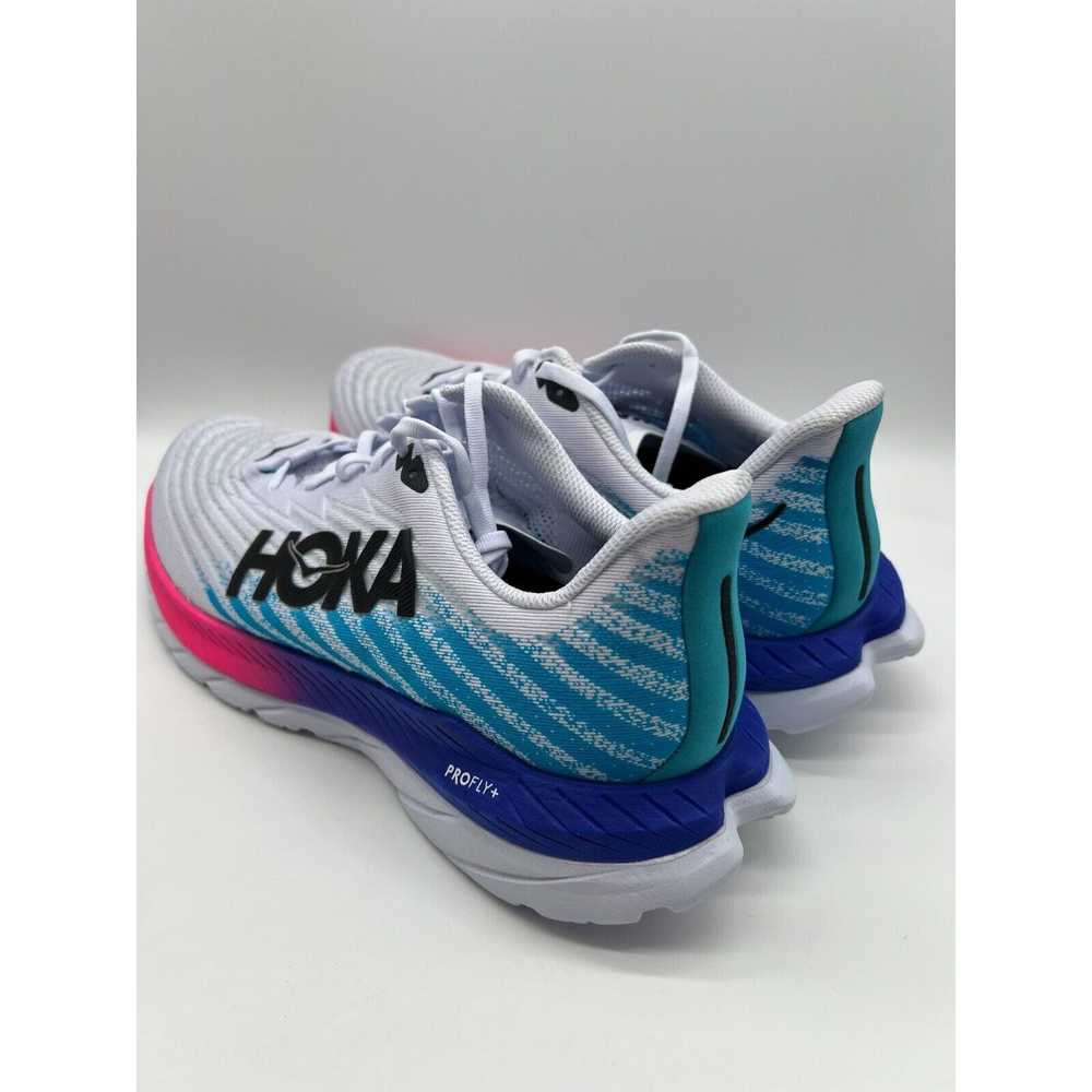 Hoka One One Hoka One Men Mach 5 White Scuba Blue… - image 11