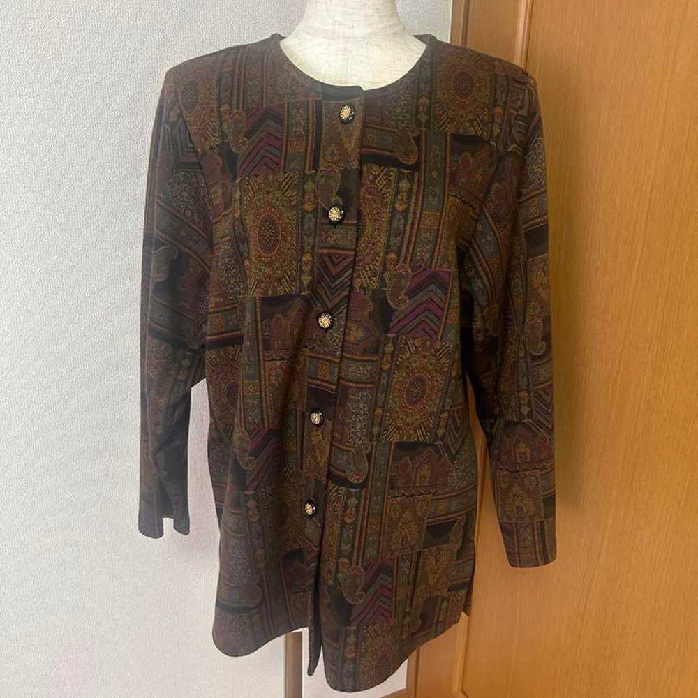 Showa retro cardigan vest vintage vintage autumn … - image 1