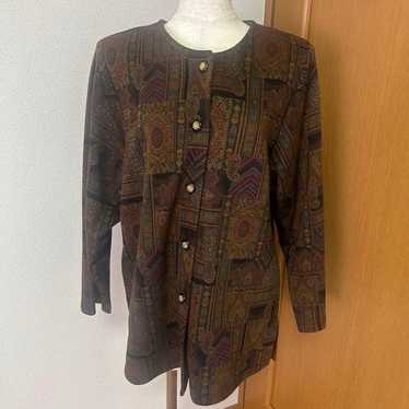 Showa retro cardigan vest vintage vintage autumn … - image 1