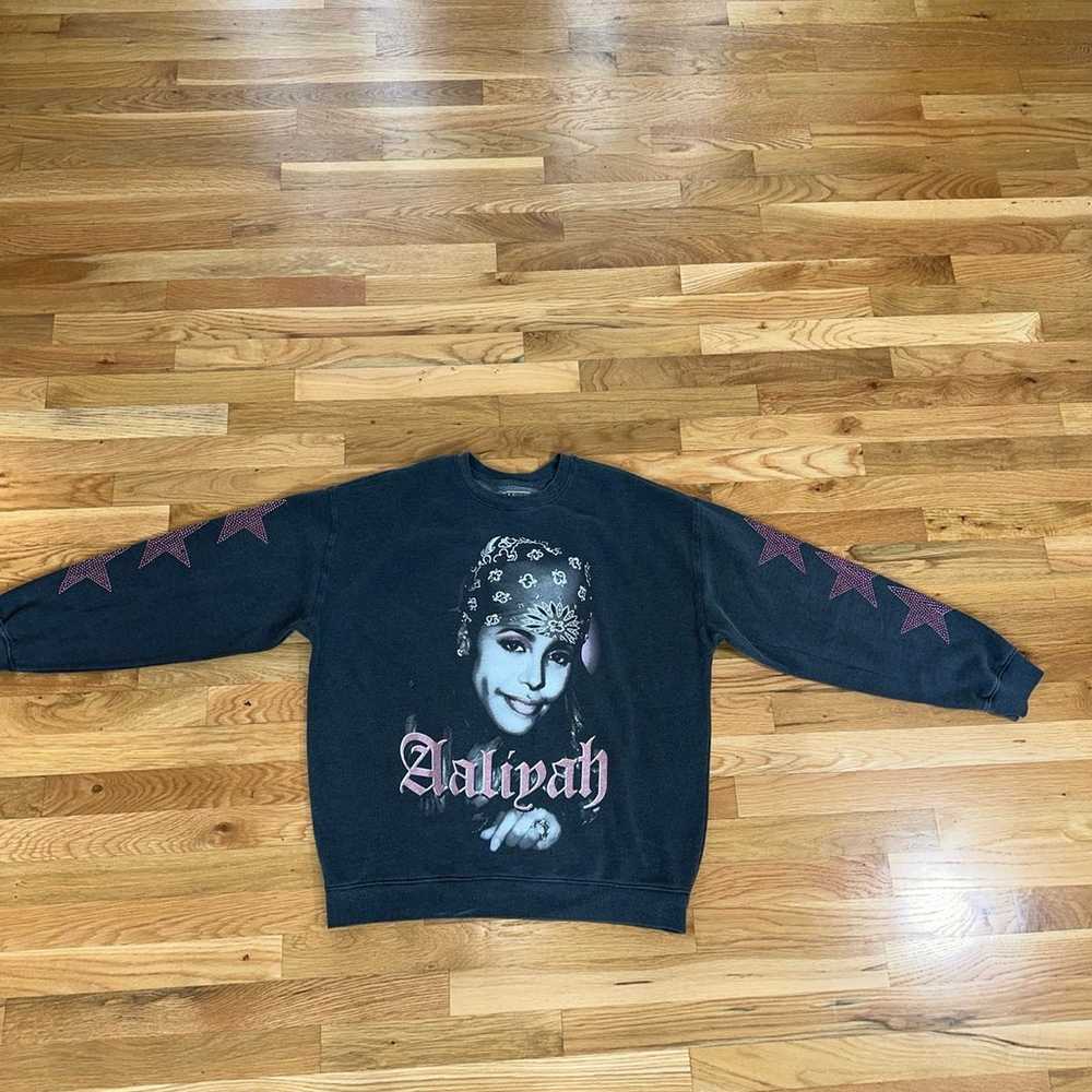 Aaliyah Sweater MEMS Large  Gray Longsleeve Pullo… - image 2