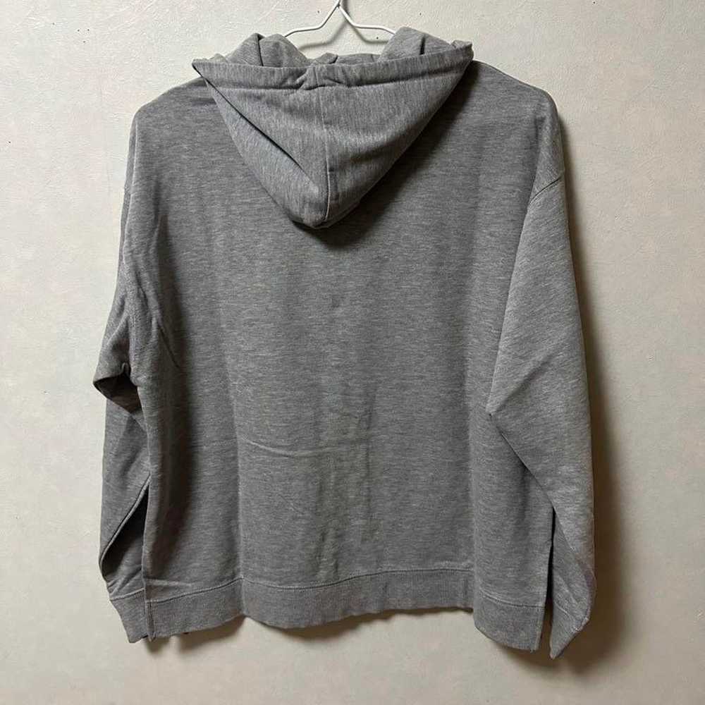 Pullover Sweatshirt Hoodie Gray Top Vintage Sweat… - image 2