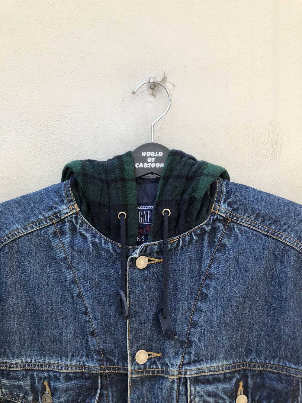 Gap × Vintage Vintage 90s GAP Hybrid Denim Trucke… - image 3