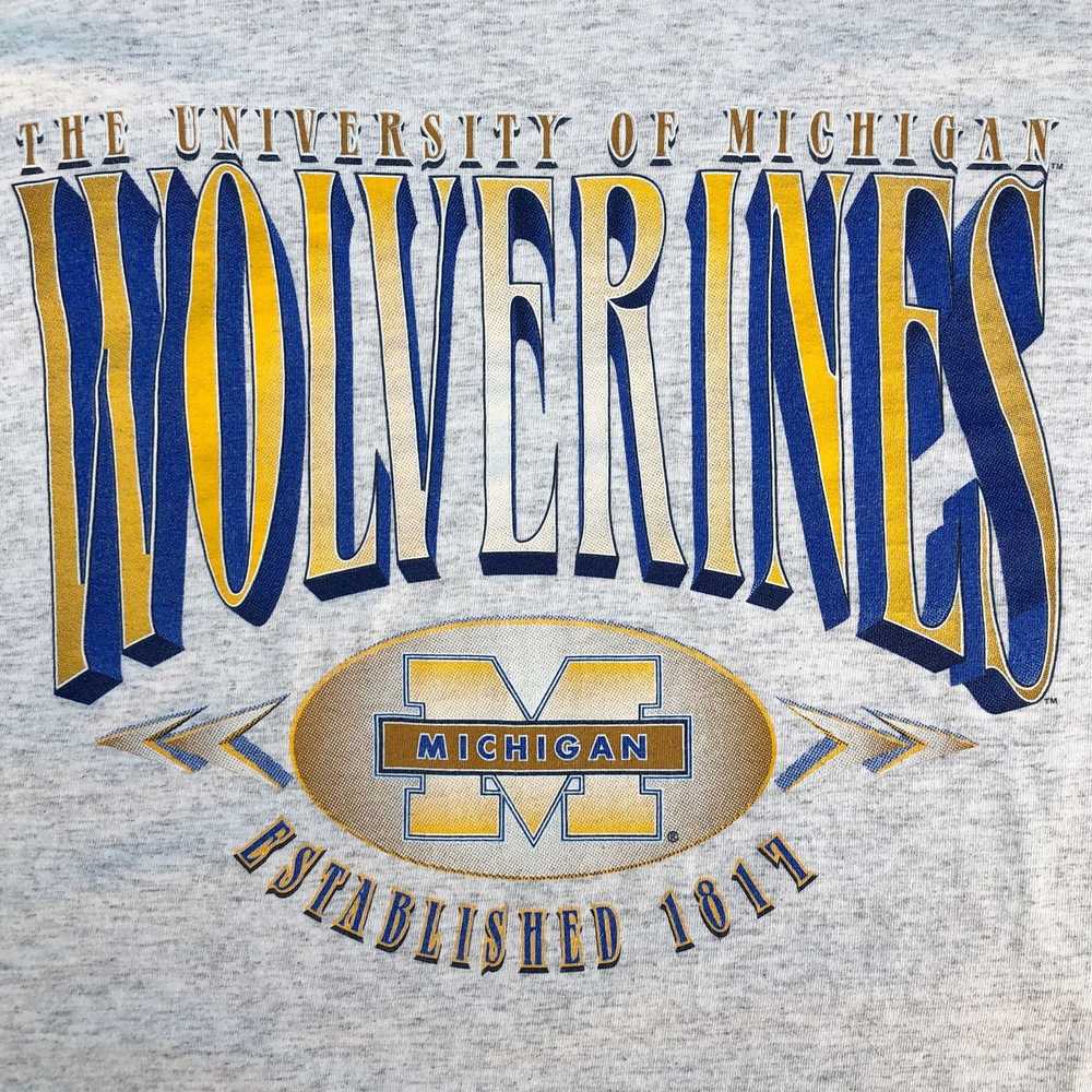 Delta × Vintage 90s University of Michigan Wolver… - image 2