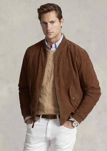 Polo Ralph Lauren Suede Bomber Jacket