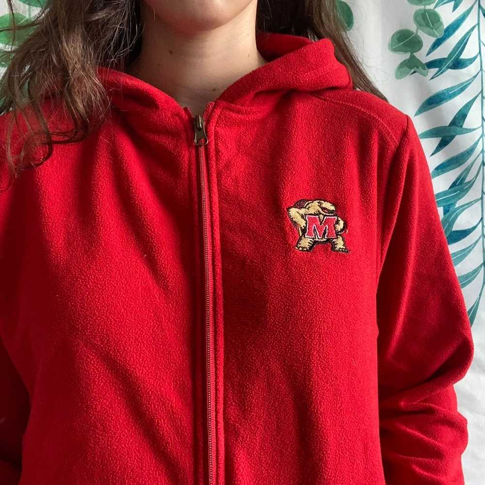 University of maryland zip fleece medium - image 2