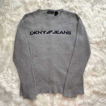 DKNY Jeans Ribbed Sweatshirt