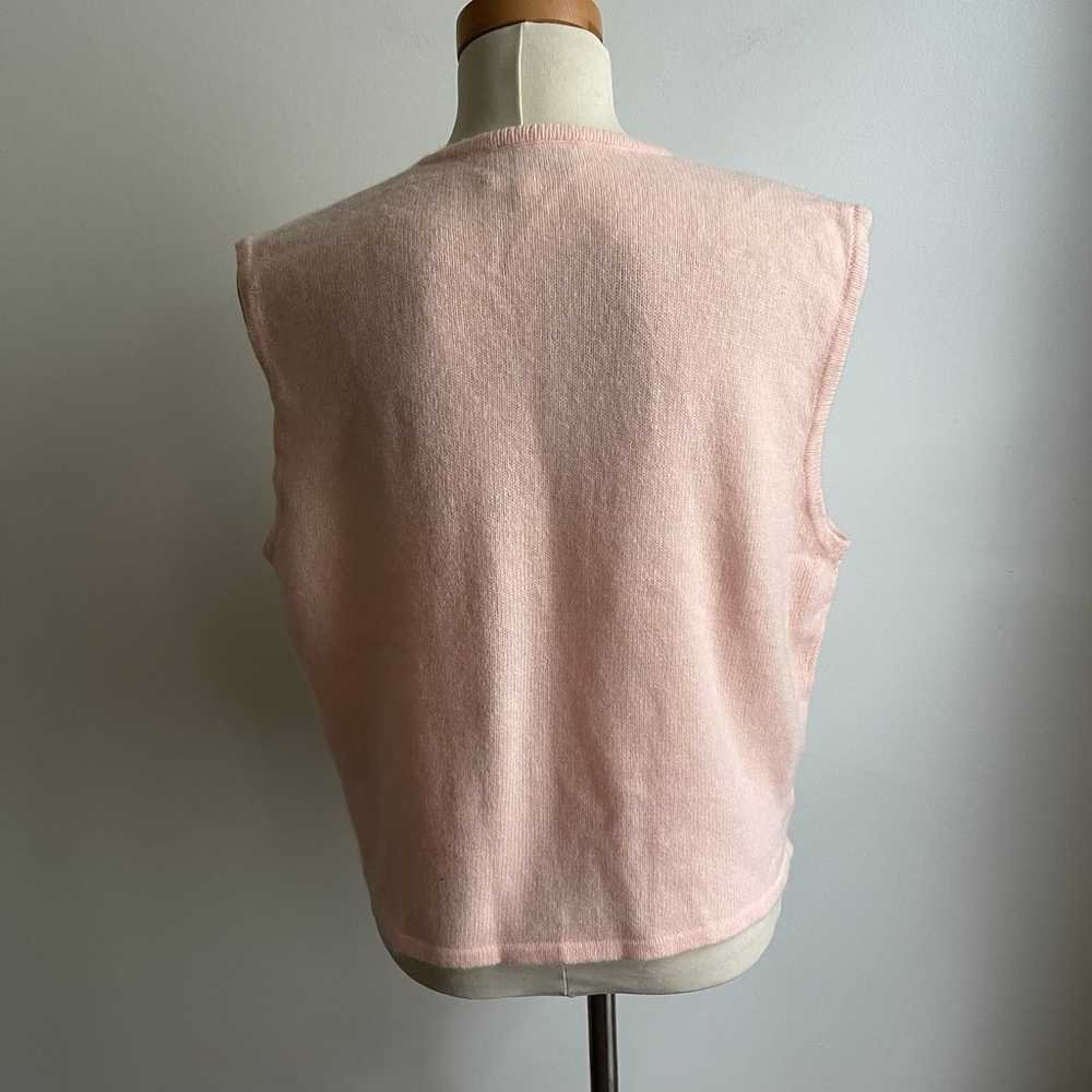 Vintage Susan Bristol Lambswool Angora Pink Beade… - image 6