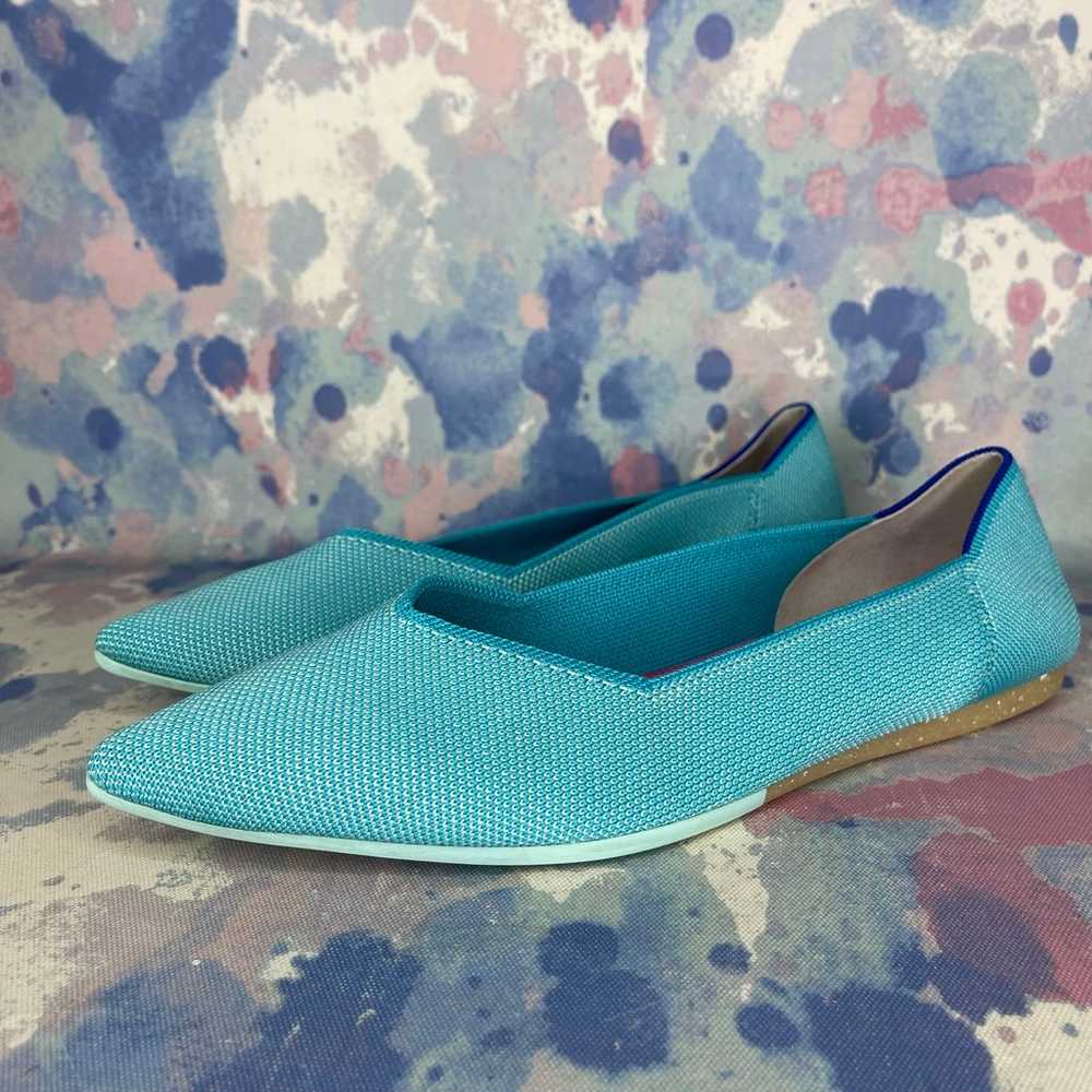 Rothy’s The Point ‘Island blue’ Flats Women’s Siz… - image 4