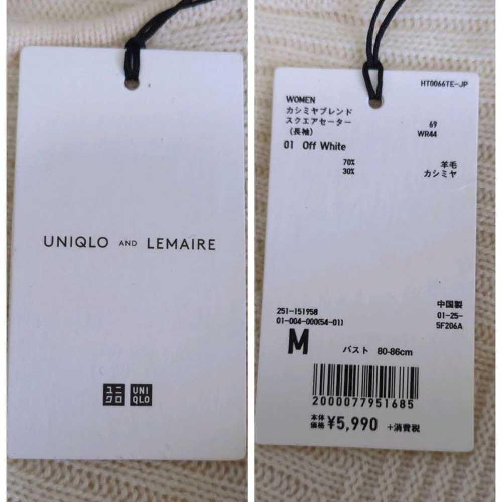 【UNIQLO AND LEMAIRE】Knit (M) Off-White Wool Cashm… - image 10