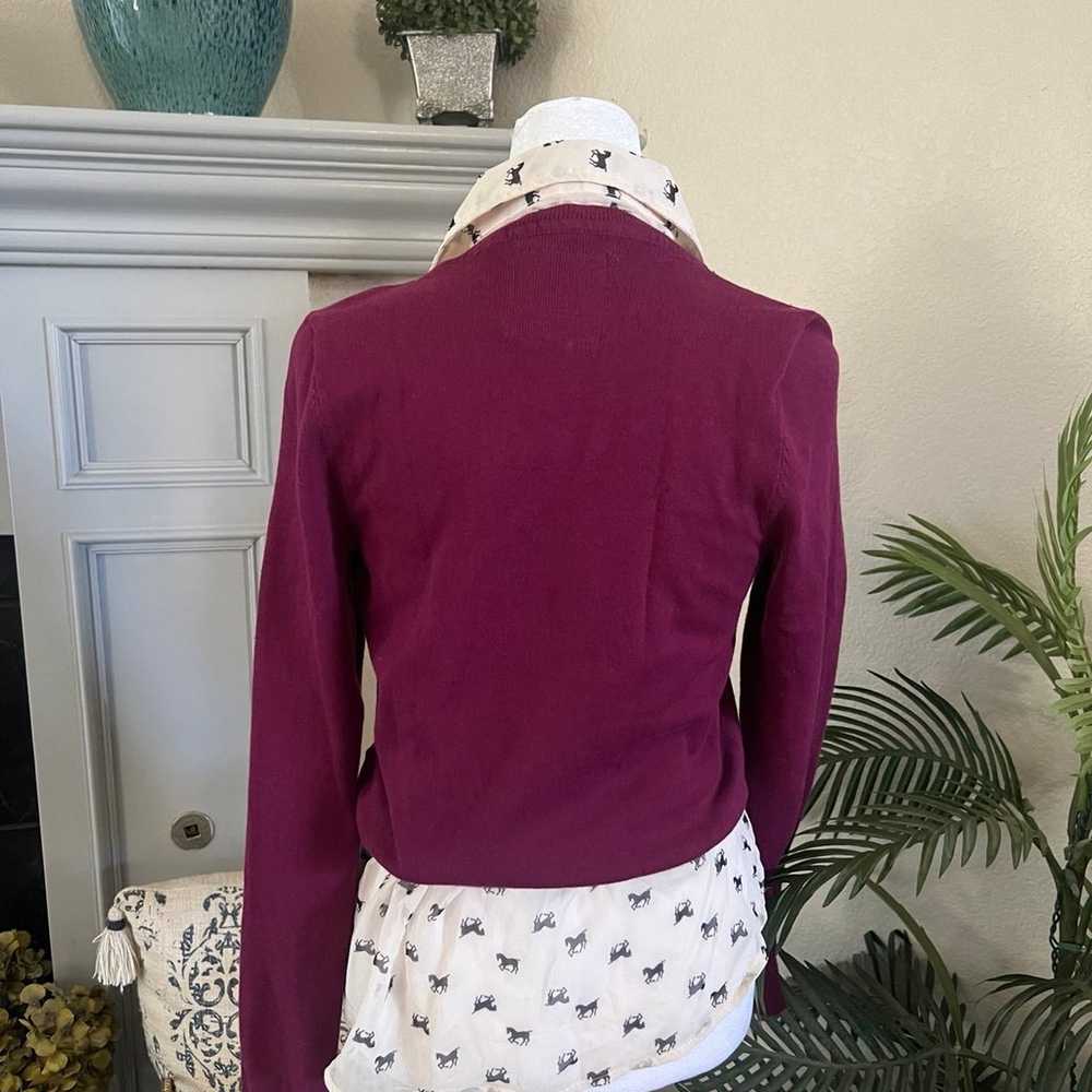 U.S Polo Assn. Adorable Horse Print Sweater Blous… - image 4