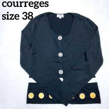 【Excellent Condition】Courreges Cardigan Thin Butto