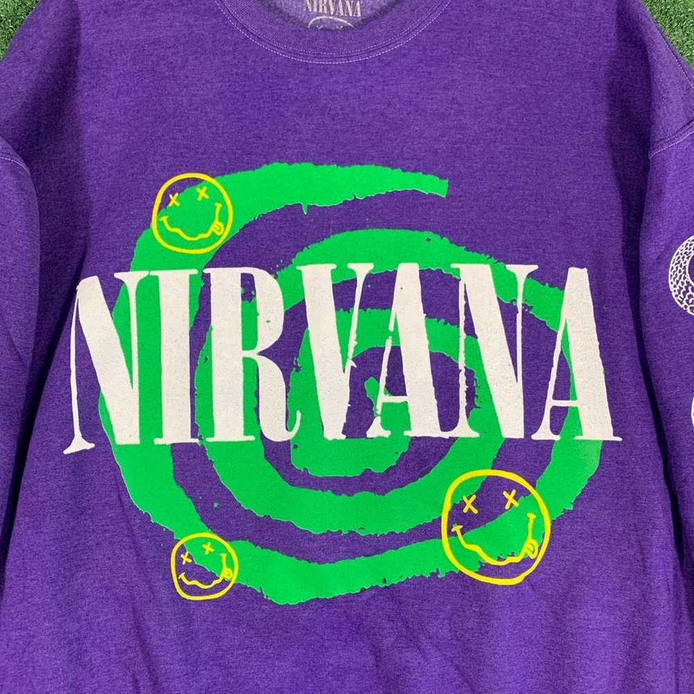 Nirvana Helix Smile Crewneck Sz L/XL - image 2