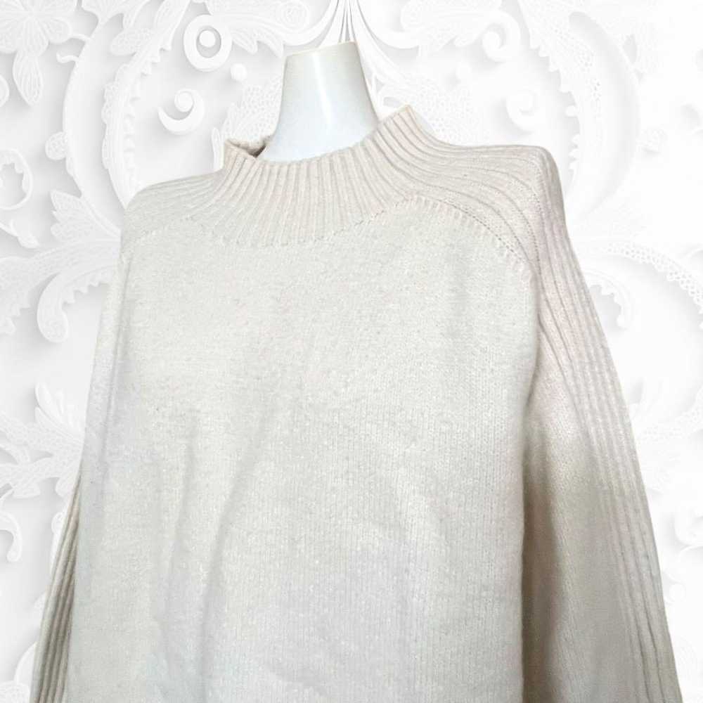 dearful High-neck Back Slit Knit Pullover M - image 4