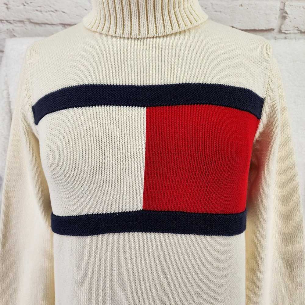 Vintage Tommy Hilfiger Knit Sweater Women Large T… - image 6