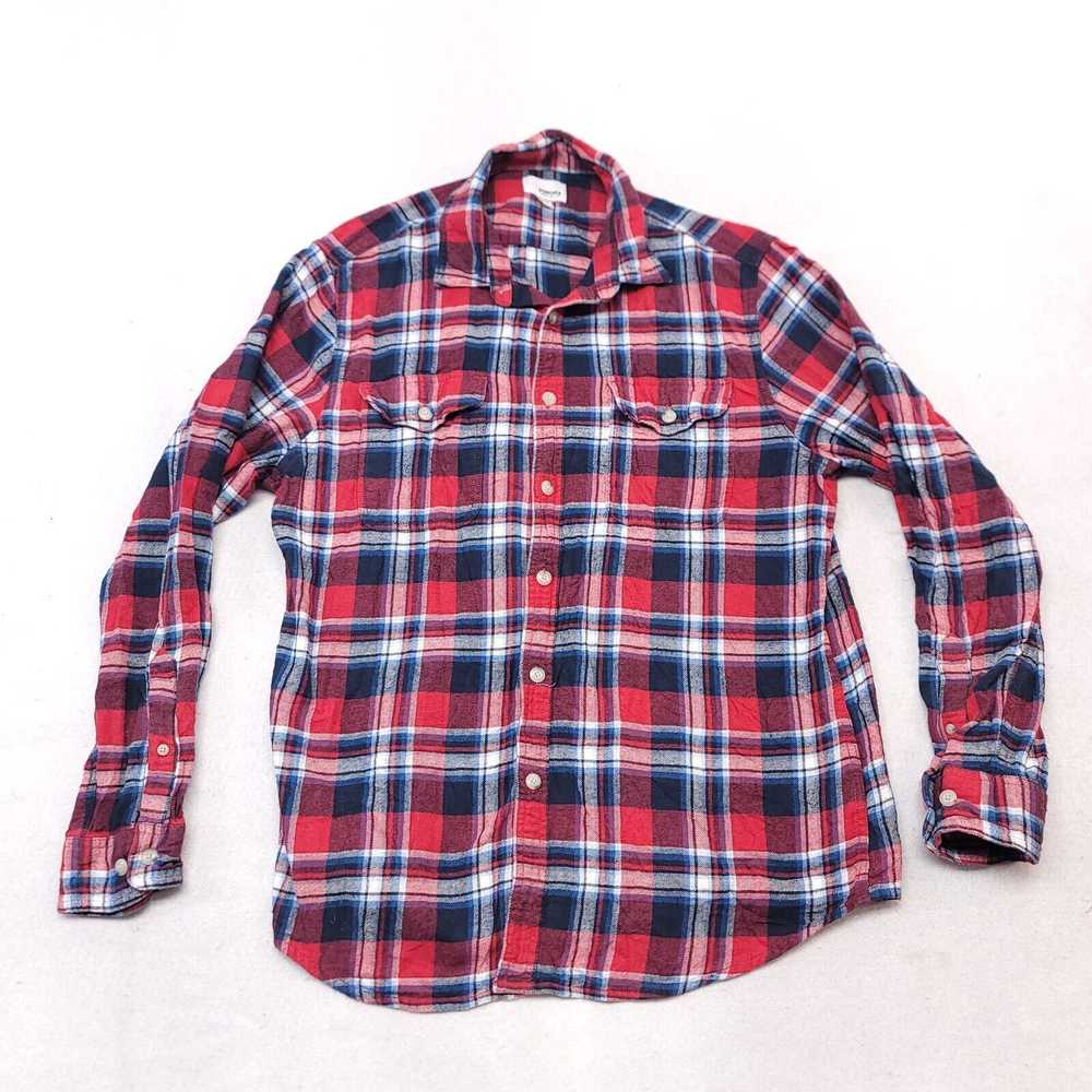 Sonoma Sonoma Madras Flannel Button Up Shirt Mens… - image 2