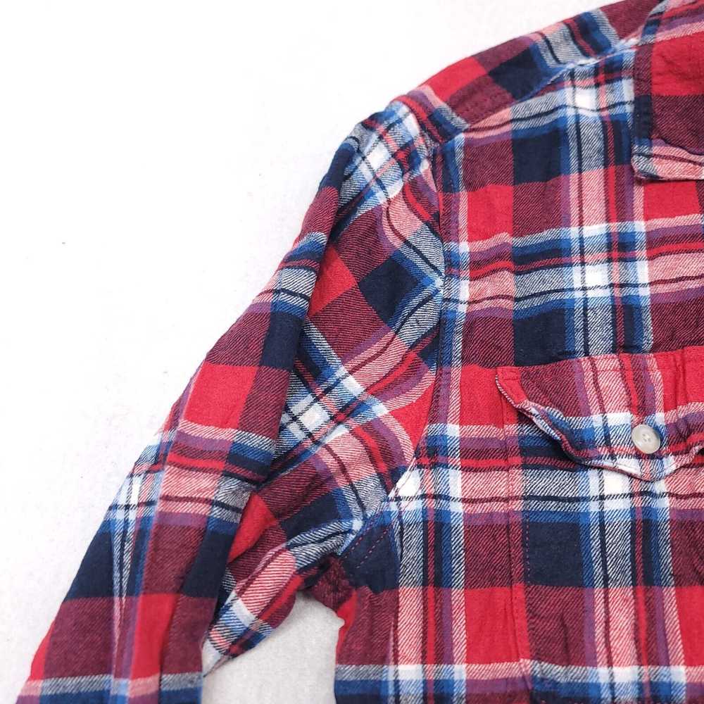 Sonoma Sonoma Madras Flannel Button Up Shirt Mens… - image 4