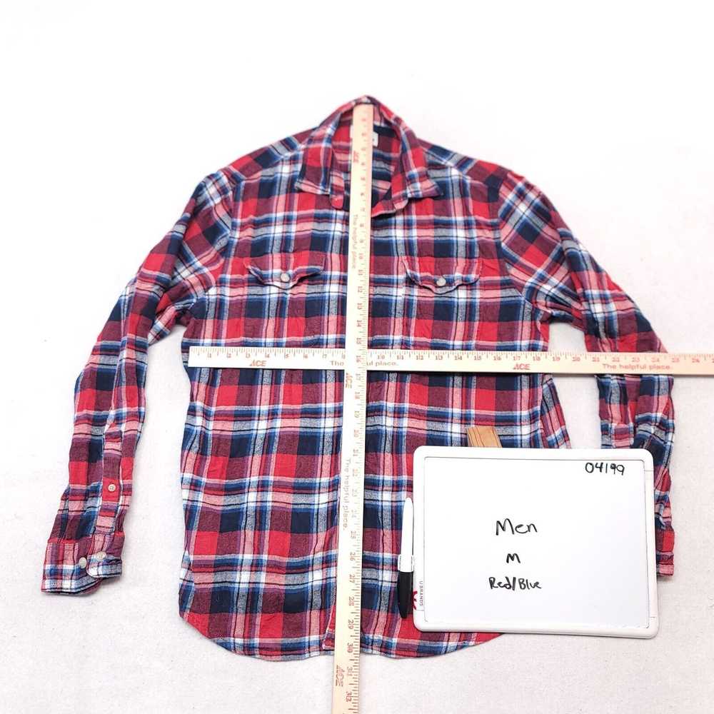 Sonoma Sonoma Madras Flannel Button Up Shirt Mens… - image 6