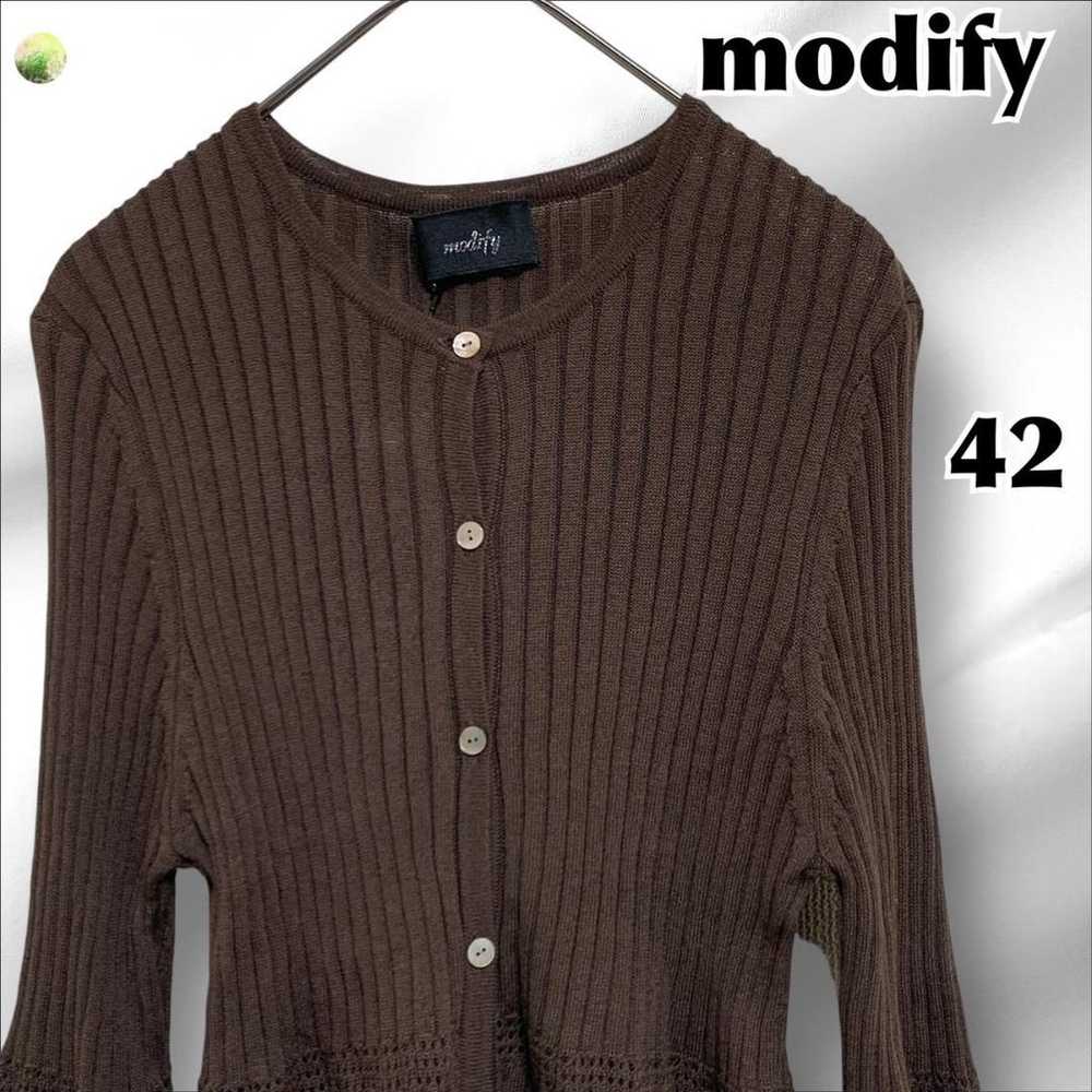 【Unused item】modify Modify Knit Long Sleeve Women… - image 1