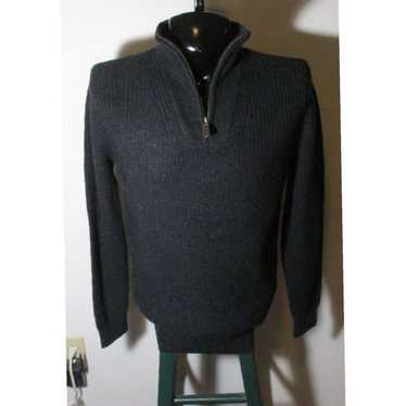 Blend Authentic Luxurious Black Gray Lambswool Bl… - image 1