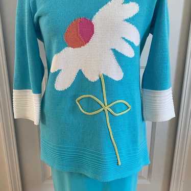 Vintage Cotton Country By Parkhurst 2 Piece Sweat… - image 1