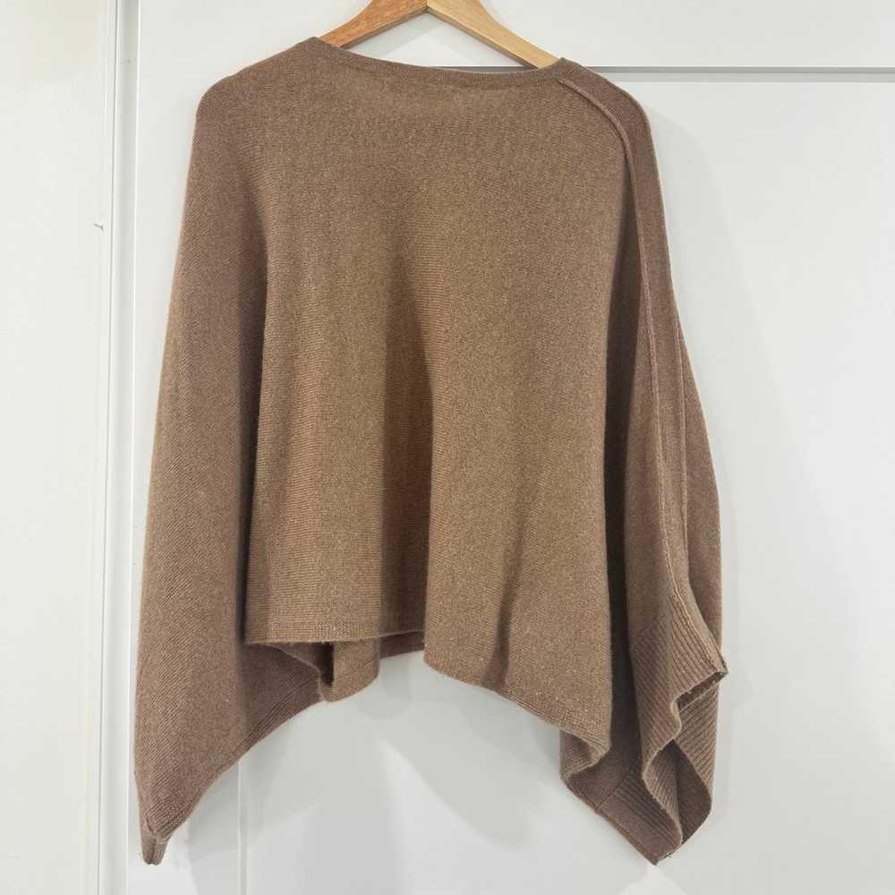 Subtle Luxury poncho cashmere sweater one size be… - image 2