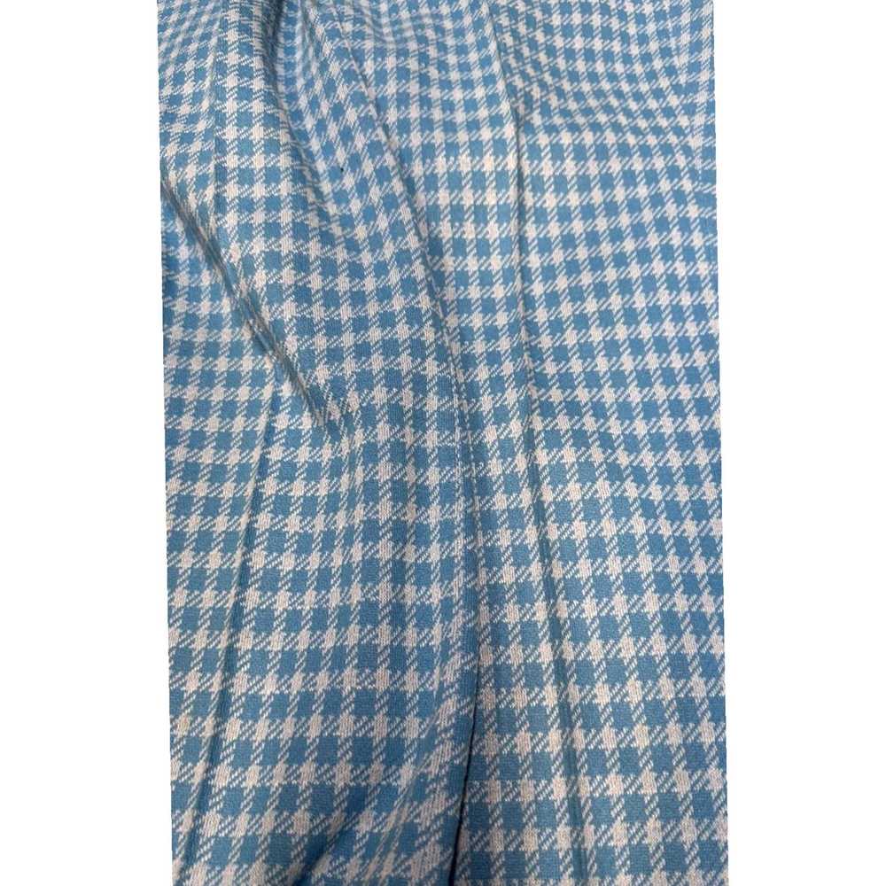 Vintage Retro Seventies Era Plaid Fabric High Wai… - image 2