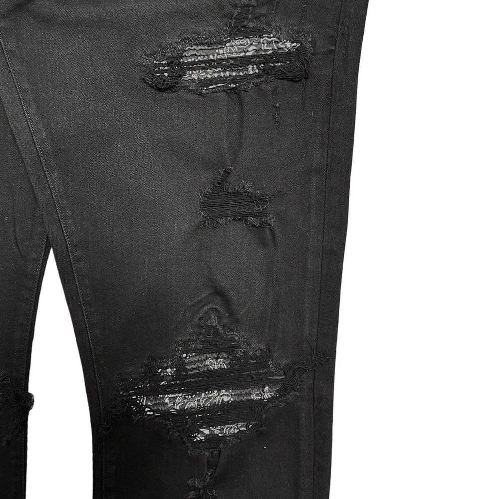 Amiri Amiri MX1 Bandana Patch Jeans Overdyed Black - image 3